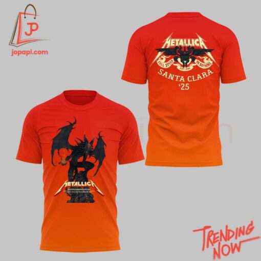 High-quality product with unique design – M World Tour Santa Clara Metallica Shirt
