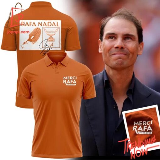 Make every step count with 1 Merci Rafa 25 05 2025 Polo Shirt.