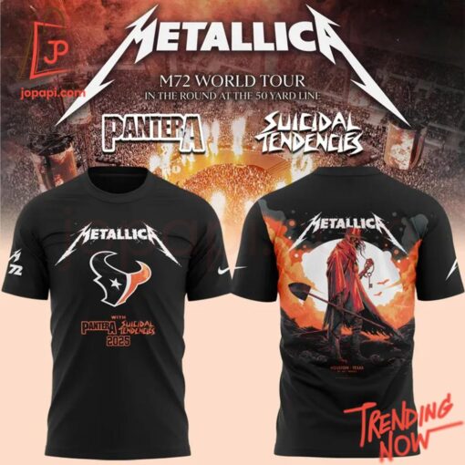 High-quality product with unique design – Metallica M Santaclara World Tour Houston Texans Shirt