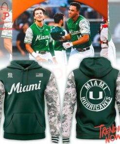 Bold and stylish casual wear – Miami Hurricanes Armed Forces Day Hoodie
