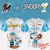 High-quality product with unique design – Miami Marlins Peanuts Snoopy Baseball Jersey