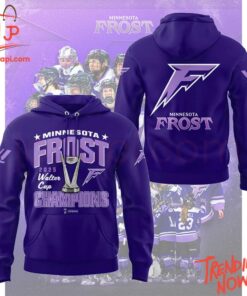 3D graphic 1 Minnesota Frost Champions Walter Cup 2025 Hoodie with bold design