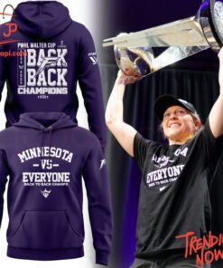 3D graphic Minnesota Frost Vs Everyone Back To Back Champs Hoodie 2 Jpg with bold design