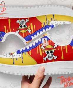High-quality product with unique design – Monkey D Luffy Symbol Air Force Shoes