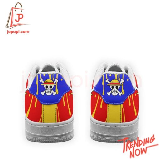 High-quality product with unique design – Monkey D Luffy Symbol Air Force Shoes