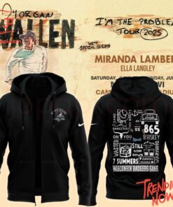 Bold and stylish casual wear – Morgan Wallen X Wisconsin Football Shirt