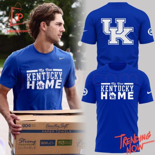 3D graphic 1 My New Kentucky Home University Of Kentucky Shirt with bold design