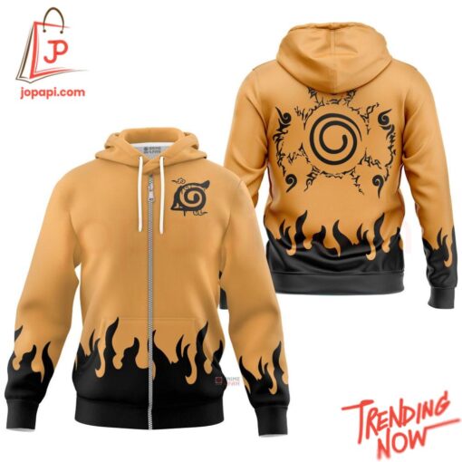 High-quality product with unique design – Naruto Shippuden Uzumaki Hoodie