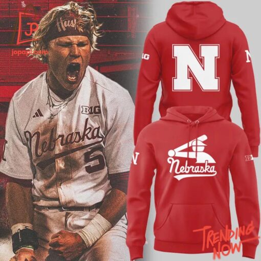 High-quality product with unique design – Nebraska Cornhuskers Baseball Stickman Hoodie