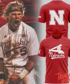 High-quality product with unique design – Nebraska Cornhuskers Baseball Stickman Shirt