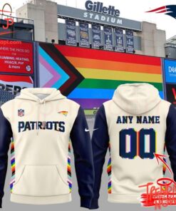 Stylish and comfortable printed clothing – New England Patriots Pride Month Hoodie