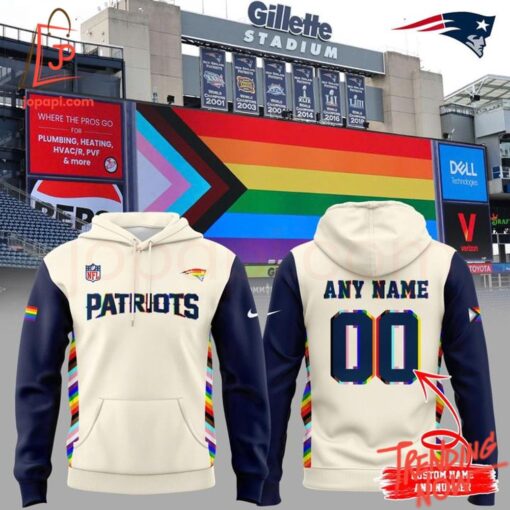 Stylish and comfortable printed clothing – New England Patriots Pride Month Hoodie