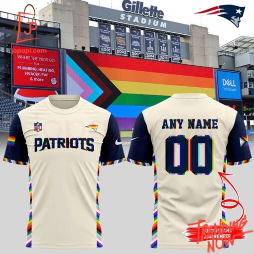 Stylish and comfortable printed clothing – New England Patriots Pride Month Hoodie