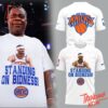 3D graphic 1 New York Knicks Standing On Bidness Shirt with bold design