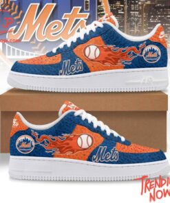 Bold and stylish casual wear – New York Mets Air Force Shoes