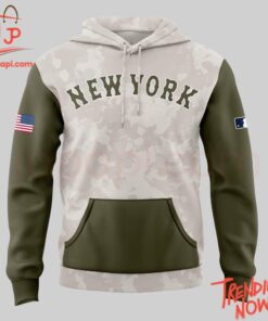 Bold and stylish casual wear – New York Mets Armed Forces Day Hoodie