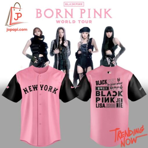 High-quality product with unique design – New York Mets Blackpink World Tour Jersey