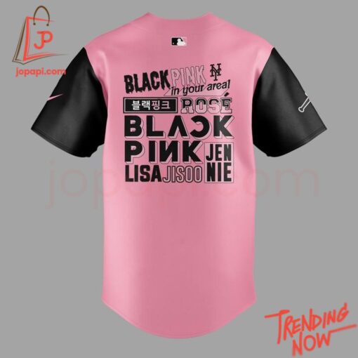 High-quality product with unique design – New York Mets Blackpink World Tour Jersey