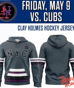 Bold and stylish casual wear – New York Mets Clay Holmes Hoodie