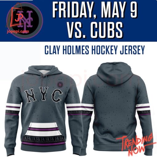 Bold and stylish casual wear – New York Mets Clay Holmes Hoodie