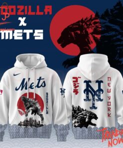 3D graphic 1 New York Mets Godzilla Japan Hoodie with bold design