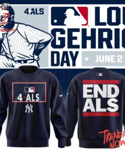 Bold and stylish casual wear – New York Yankees Awareness To Als Hoodie