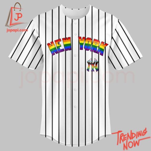 Bold and stylish casual wear – New York Yankees Lgbt Pride Night Jersey