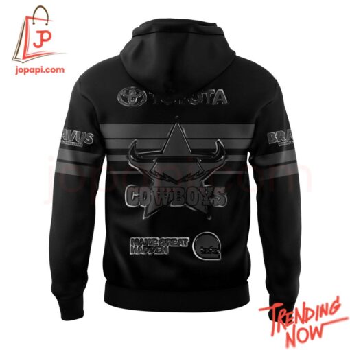 High-quality product with unique design – North Queensland Cowboys Back In Black Hoodie