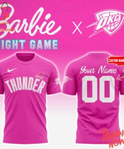 Bold and stylish casual wear – Oklahoma City Thunder Barbie Shirt