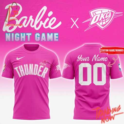 Bold and stylish casual wear – Oklahoma City Thunder Barbie Shirt