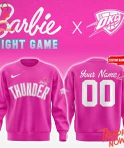 Bold and stylish casual wear – Oklahoma City Thunder Barbie Shirt