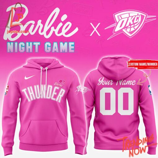 Bold and stylish casual wear – Oklahoma City Thunder Barbie Shirt
