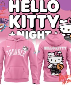 Bold and stylish casual wear – Oklahoma City Thunder Hello Kitty Hoodie