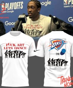 3D graphic Oklahoma City Thunder Shop Fuck Art Lets Dance Sweatshirt with bold design