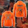 Make every step count with 1 Oklahoma State Cowboys Champions 2025 Hoodie.
