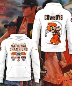 Make every step count with 2 Oklahoma State Cowboys Champions 2025 Hoodie.