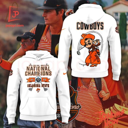 Make every step count with 2 Oklahoma State Cowboys Champions 2025 Hoodie.