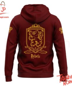 3D graphic 3 Ole Miss Rebels Gryffindor Harry Potter Hoodie with bold design