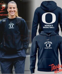 High-quality casual wear featuring custom artwork – Oregon Ducks Women Basketball Hoodie Sabrina Ionescu Hoodie