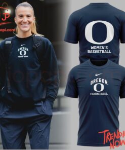 High-quality casual wear featuring custom artwork – Oregon Ducks Women Basketball Hoodie Sabrina Ionescu Hoodie