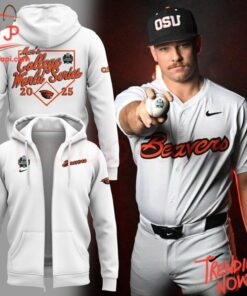 High-quality product with unique design – Oregon State Beavers Baseball College World Series White Shirt
