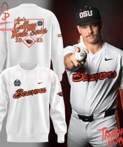 High-quality product with unique design – Oregon State Beavers Baseball College World Series White Shirt