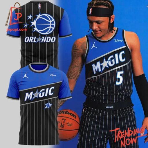 High-quality casual wear featuring custom artwork – Orlando Magic Star Uniform Shirt