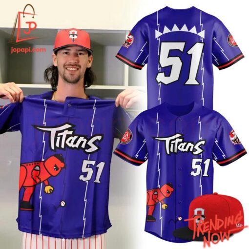 Bold and stylish casual wear – Ottawa Titans Baseball Club Dino Day Jersey