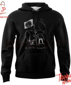 3D graphic 2 Paris Saint Germain Xana We Are The Champion Hoodie with bold design