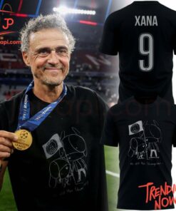 3D graphic 4 Paris Saint Germain Xana We Are The Champion Hoodie with bold design