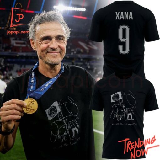 3D graphic 4 Paris Saint Germain Xana We Are The Champion Hoodie with bold design