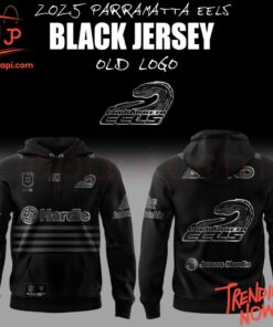 High-quality product with unique design – Parramatta Eels Back In Black Old Logo Hoodie