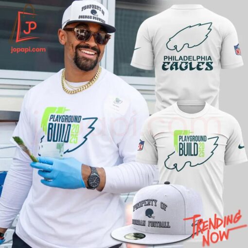 High-quality casual wear featuring custom artwork – Philadelphia Eagles Playground Build Hoodie