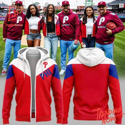 Make every step count with 1 Philadelphia Phillies 2025 Hoodie.